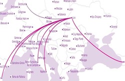 Wizz Air Ukraine  з квітня наступного року відкриє п’ять нових напрямків зі Львова
