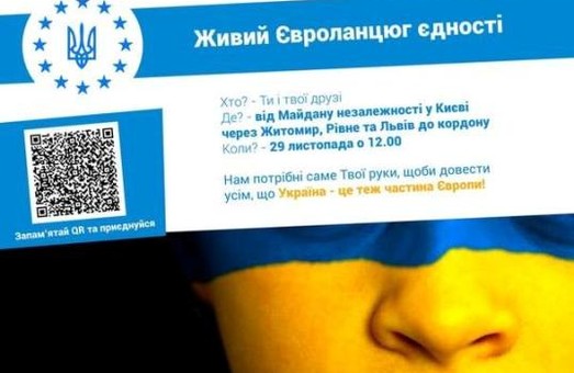 «Живому Євроланцюгу Україна-Європа» бракує активістів у Рівненській та Житомирській областях