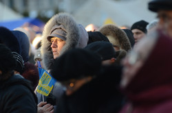 На Львівському Євромайдані зібралось 15 тисяч підтримати Марш мільйона (ФОТО)