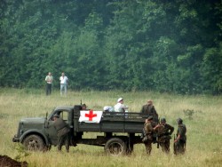 Біля села Червоне, що на Львівщині, відбулось перепоховання кісток вояків дивізії «Галичина»