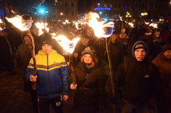 У Львові прийшов смолоскипний марш з нагоди 105-ї річниці Степана Бандери