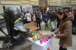 У Львові вшановують пам'ять загиблого на Євромайдані Ігоря Костенка