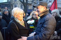 На львівському Євромайдані представили нового очільника області Ірину Сех (ФОТО, ВІДЕО)