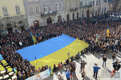 У Львові відзначили річницю створення Гімну України  (ФОТО, ВІДЕО)