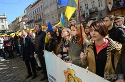 У Львові відзначили річницю створення Гімну України  (ФОТО, ВІДЕО)