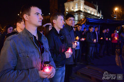 У Львові ходою вшанували пам'ять загиблого у Донецьку Дмитра Чернявського (ФОТО)