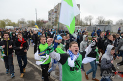 Львовом пройшов марш фанатів «Карпат» та «Динамо» (ФОТО)