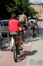 Велосипедисти Львова організували акцію протесту (ФОТО)