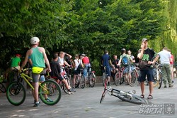 Велосипедисти Львова організували акцію протесту (ФОТО)