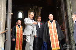Михаїл Саакашвілі у Львові помолився за територіальну цілісність України та Грузії (ФОТО)