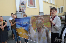Патріарх Філарет очолив Всенічне бдіння у Покровському соборі у Львові (ФОТО)