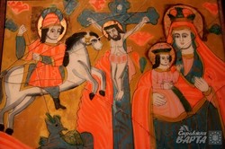 Остап Лозинський представляє "Червоні образи" - гуцульські та покутські ікони на склі (ФОТО)