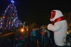 У Львові засвітили головну новорічну ялинку міста (ФОТО)