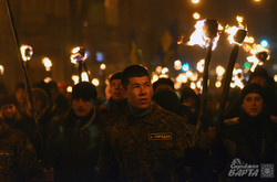 Львовом пройшов смолоскипний марш пам'яті Степана Бандери (ФОТО)