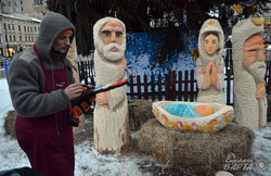 У Львові розмалювали персонажів Різдвяної шопки (ФОТО)