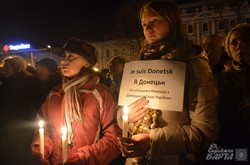 «Je suis Volnovakha»: львів`яни вшанували пам`ять загиблих під Волновахою (ФОТО)