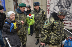 У Львові зустріли прикордонників, які повернулися з АТО (ФОТО)