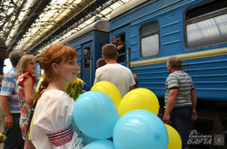 До Львова повернулися прикордонники після шести місяців служби в зоні АТО (ФОТО)