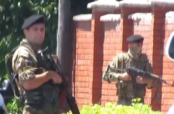 Оубліковано відео початку перестрілки в Мукачевому