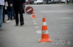 У центрі Львова латають пішохідну частину (ФОТО)