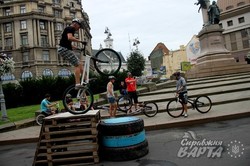 У Львові пройшов кубок Лева з велотріалу (ФОТО)