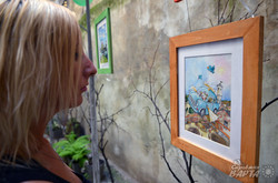 У Львові відкрилась виставка акварелі Надії Сіверс «Кіт і літо» (ФОТО)