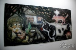 У львівській галереї "Дзиґа" розпочалась виставка живопису Віктора Лукашева (ФОТО)
