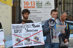 У Львові відбувся пікет Форуму видавців проти антиукраїнських книг (ФОТО)