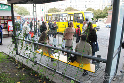 У Львові відкрили першу в Україні зелену зупинку (ФОТО)