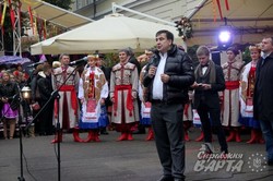 Міхеіл Саакашвілі завітав до Львова на Дні бессарабської культури (ФОТО)