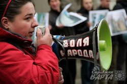 Під станами Львівської міської ради відбувся пікет проти незаконних забудов (ФОТО)