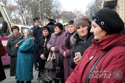 У Львові перевізники стрийського напрямку знову вийшли на пікет (ФОТО)
