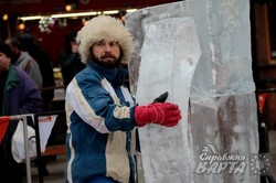 У Львові розпочався конкурс льодових скульптур (ФОТО)