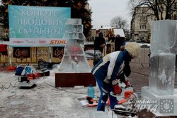 У Львові розпочався конкурс льодових скульптур (ФОТО)
