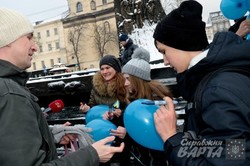 У Львові пройшла акція-флешмоб "Побажання Україні"(ФОТО)