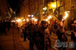 У Львові відбувся марш Всеукраїнської громадської організації "Сокіл" (ФОТО)