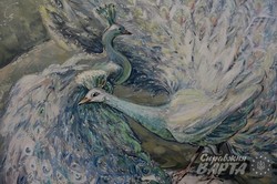 У "Зеленій канапі" презентували виставку Ірини Фартух "Синя птаха" (ФОТО)