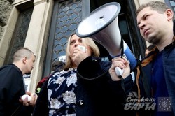 У Львові активісти вимагали звільнення генпрокурора Віктора Шокіна (ФОТО)