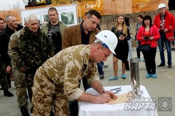 У Львові заклали капсулу першого будинку для воїнів АТО (ФОТО)