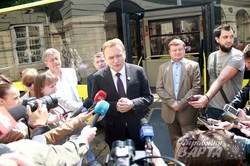 Львову представили перші міські автобуси "Електрону" (ФОТО)