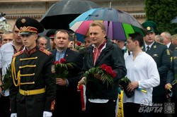 Як у Львові відзначають 20-ту річницю прийняття Конституції України (ФОТО)