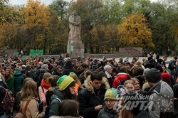 Близько двох тисяч львівських студентів взяли участь у пам`ятній ході до річниці заснування ЗУНР (ФОТО)