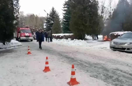 У Львові запалили шини (ФОТО)