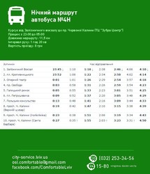 У Львові вночі з 6 на 7 січня курсуватиме громадський транспорт (РОЗКЛАД)