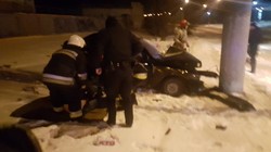 У Львові вщент розбився Daewoo Lanos, є постраждалі