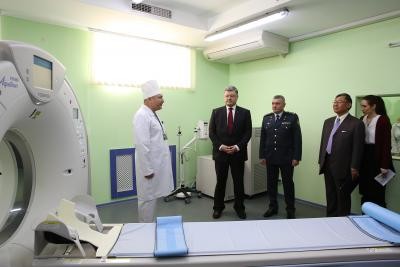 Президент України долучився до відкриття діагностичного комплексу в клінічному госпіталі Держприкондонслужби