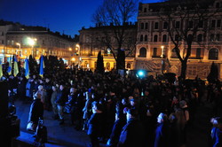У Львові відбулось громадське віче до 3-ї річниці Революції Гідності (ФОТО)