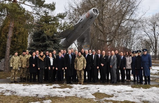 До Львова завітала делегацію коледжу ВПС США