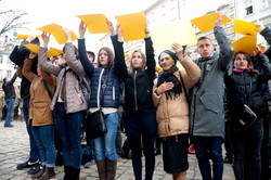 У Львові у тисячі голосів спільно виконали Державний гімн України (ФОТО)