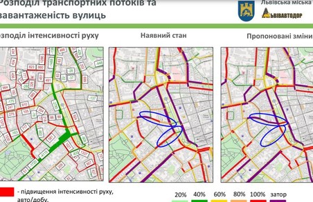 “Львівавтодор” пояснив, чому схему руху транспорту центрі Львова змінять